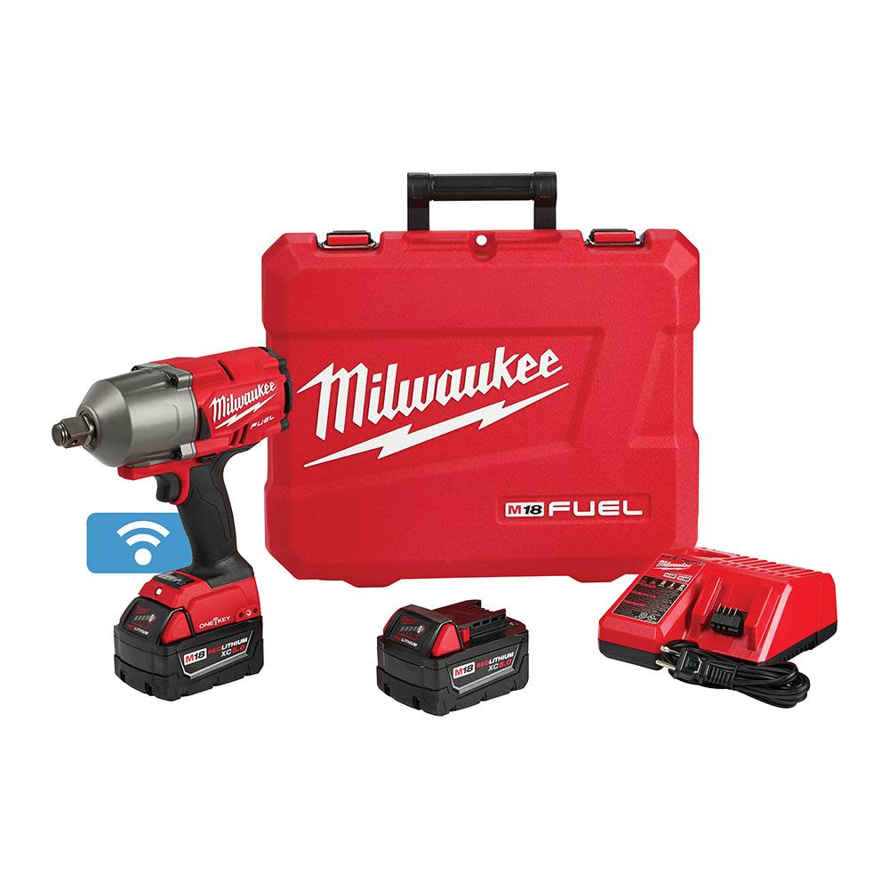 

Milwaukee M18 FUEL High Torque Impact Wrench 3/4" Friction Ring ONE KEY Kit