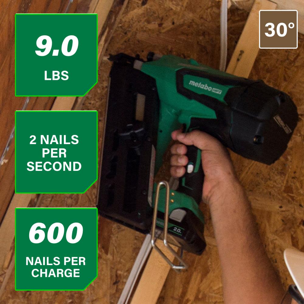 Metabo HPT 18V MultiVolt Cordless 3-1/2 Inch Paper Tape Framing