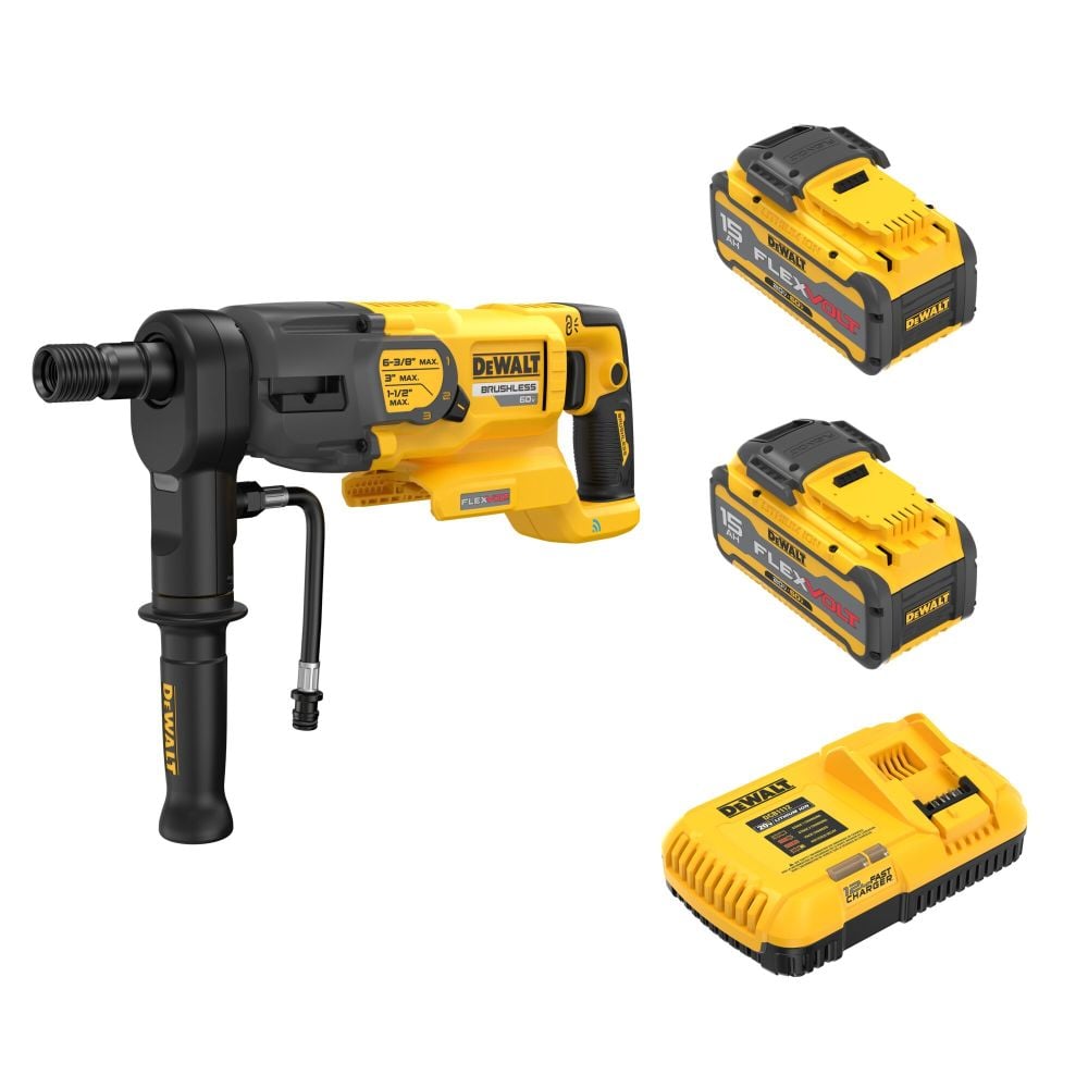 DAM PW200-DK 5台セット + 充電スタンド　DAMーG30セット DEWALT POWERSHIFT 60V MAX* 6-3/8 Inch Core Drill Kit DCD150Z2