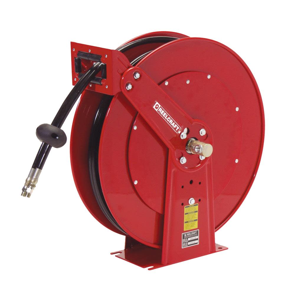 

Reelcraft Twin Hydraulic Hose Reel with Hose Steel 1/2" x 50'