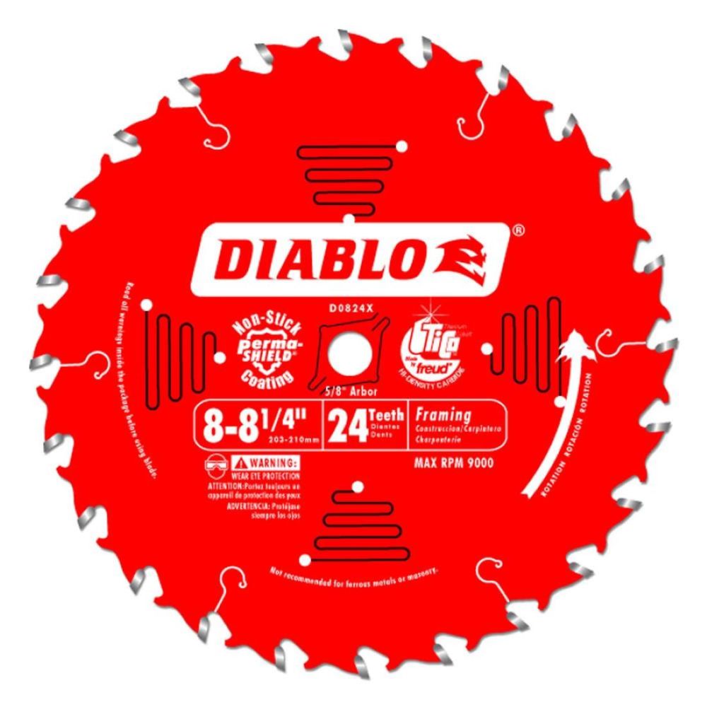 

Diablo Tools 8-8 1/ 4" x 24 Tooth Framing Saw Blade