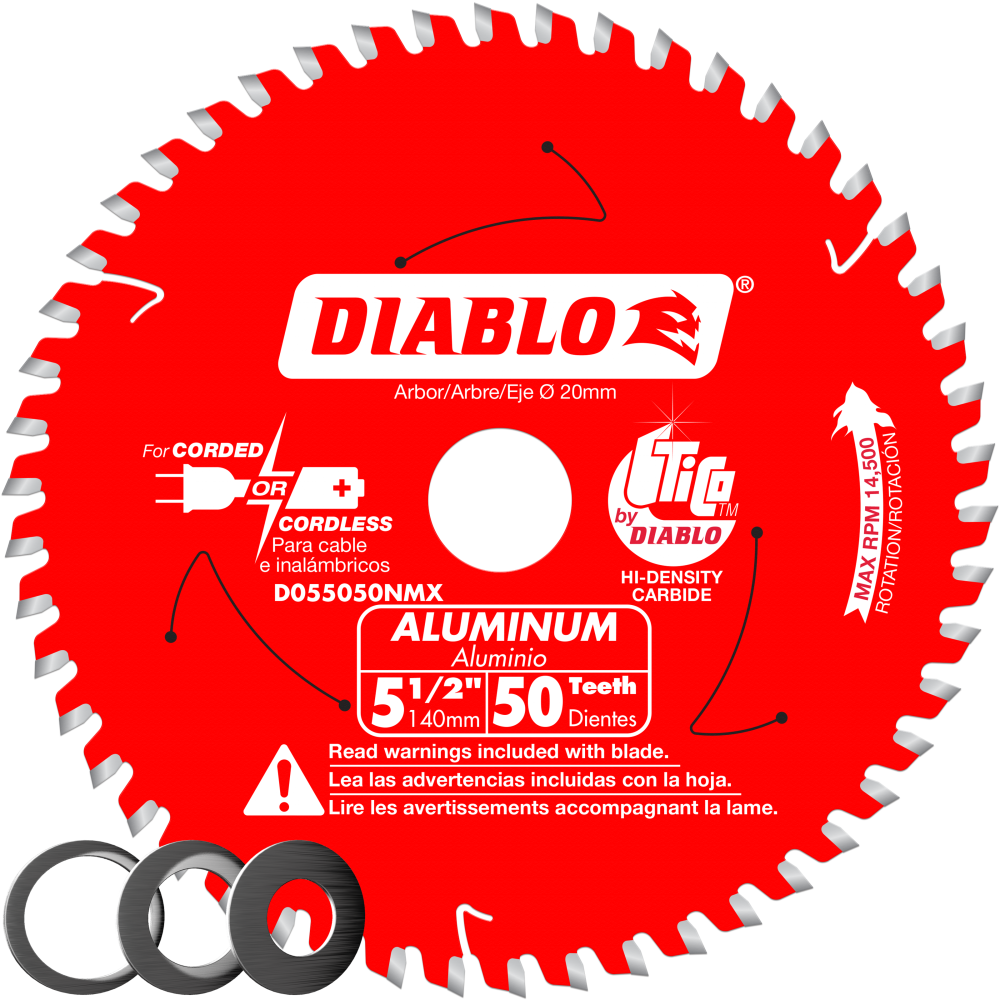 Diablo 5 1/2 x 50 Tooth Aluminum Cutting Saw Blade