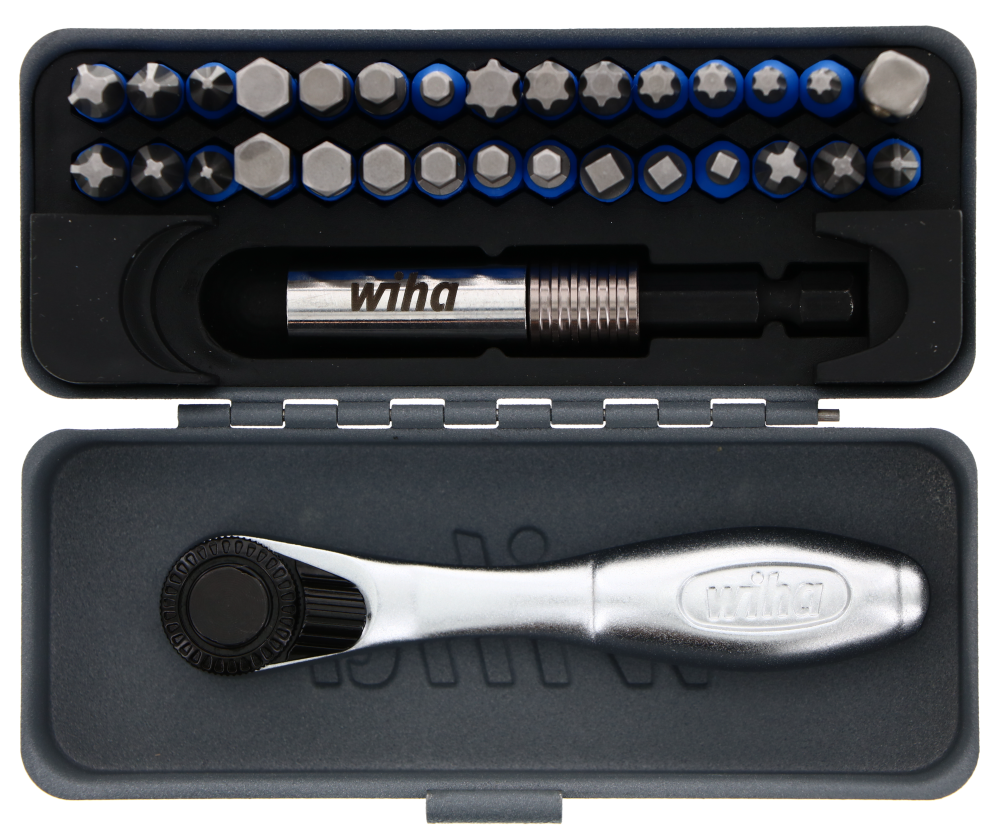 

Wiha Impact Bit Set 1/4 " drive x 1 " Bits 32pc