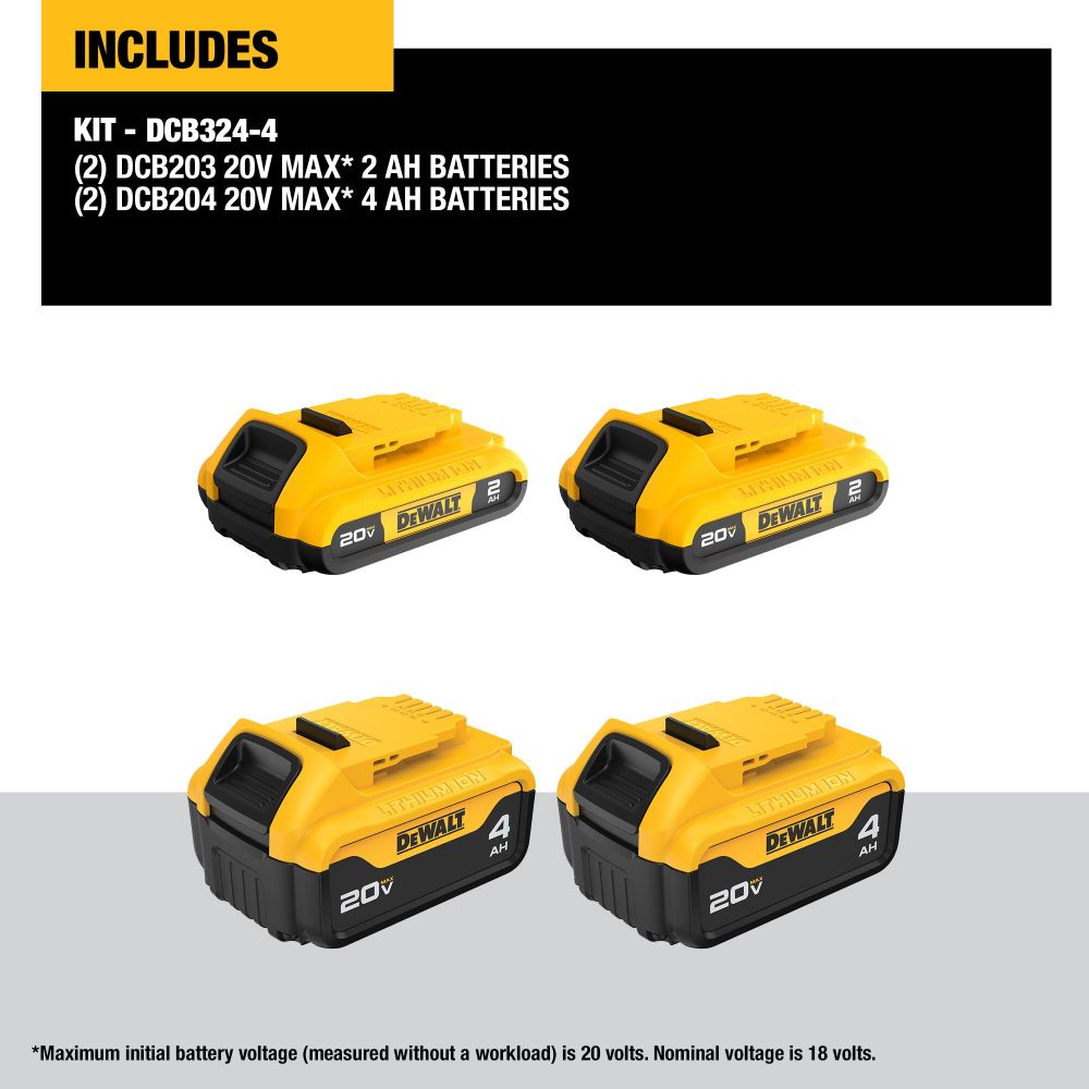Dewalt battery bundle on sale