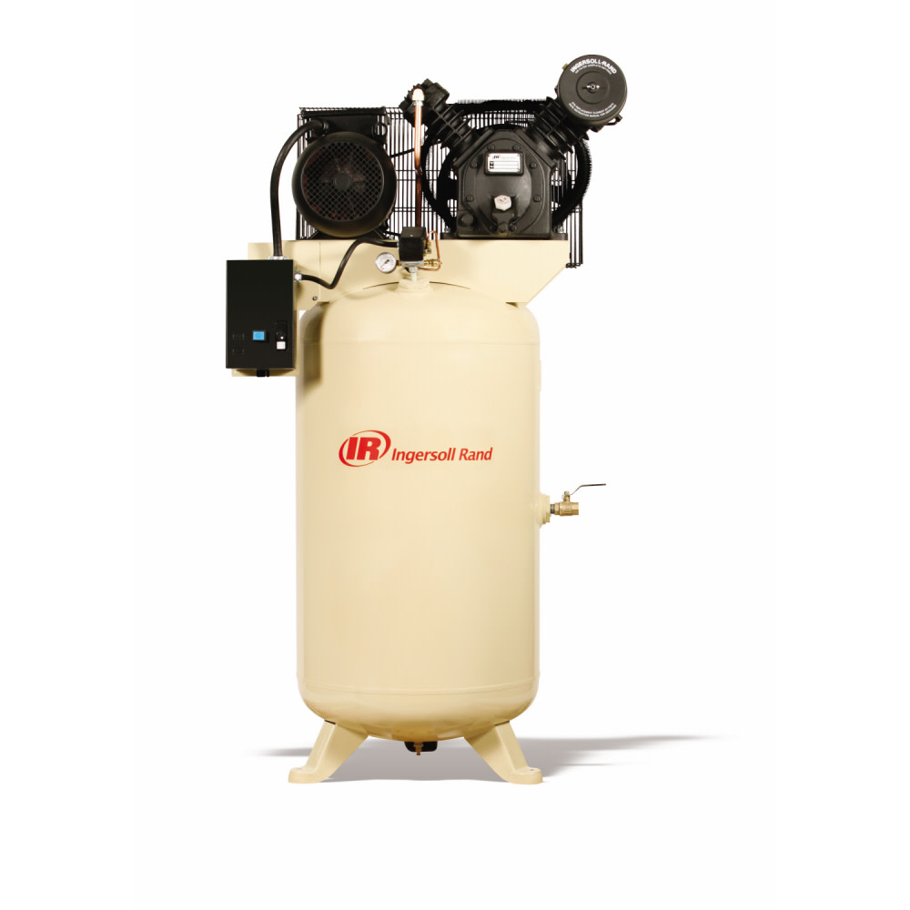 

Ingersoll Rand 5 HP 80 gal 230 V 1 Ph Vertical Air Compressor