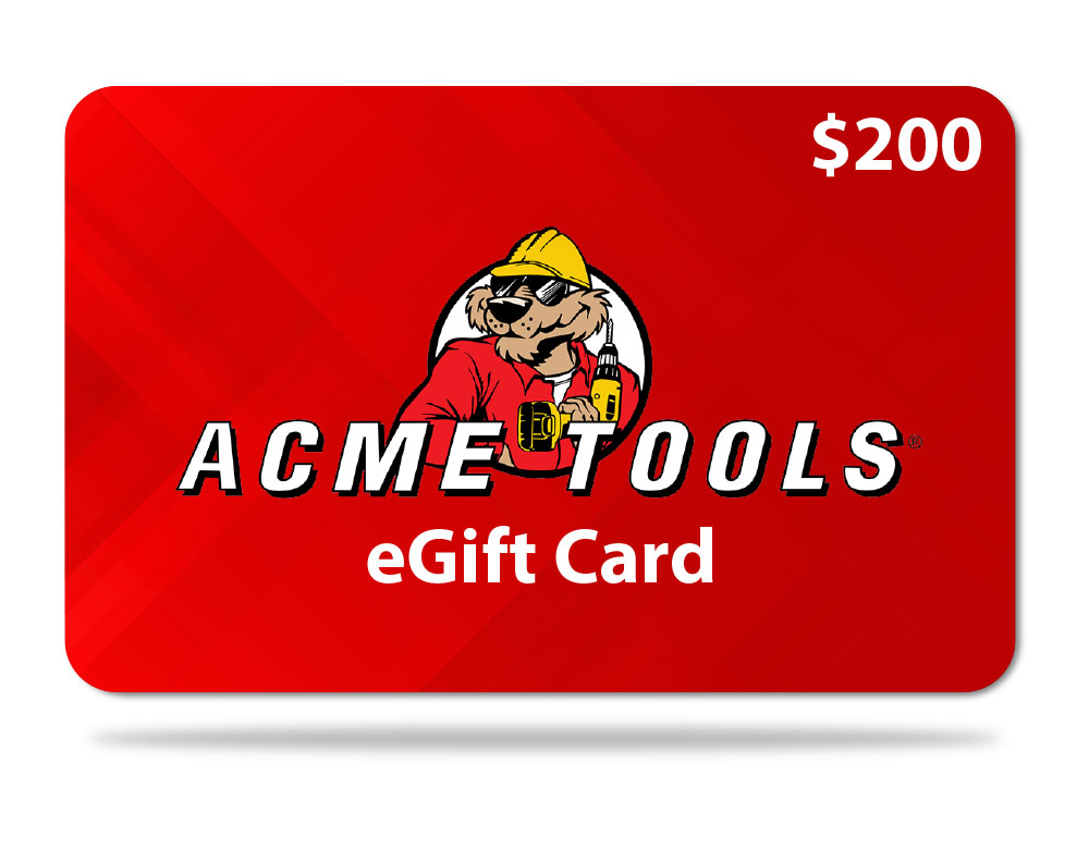 ACME TOOLS GIFT CARD 200