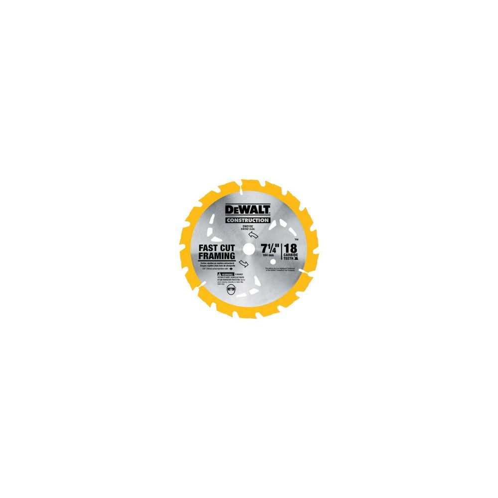 DEWALT Series 20 7 1 4 In. 18T Blade DW3192 Acme Tools