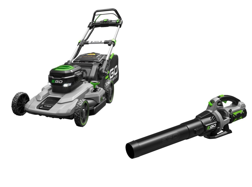 

EGO 56V Lawn Mower Self Propelled 21" and Turbo Blower Kit Reconditioned