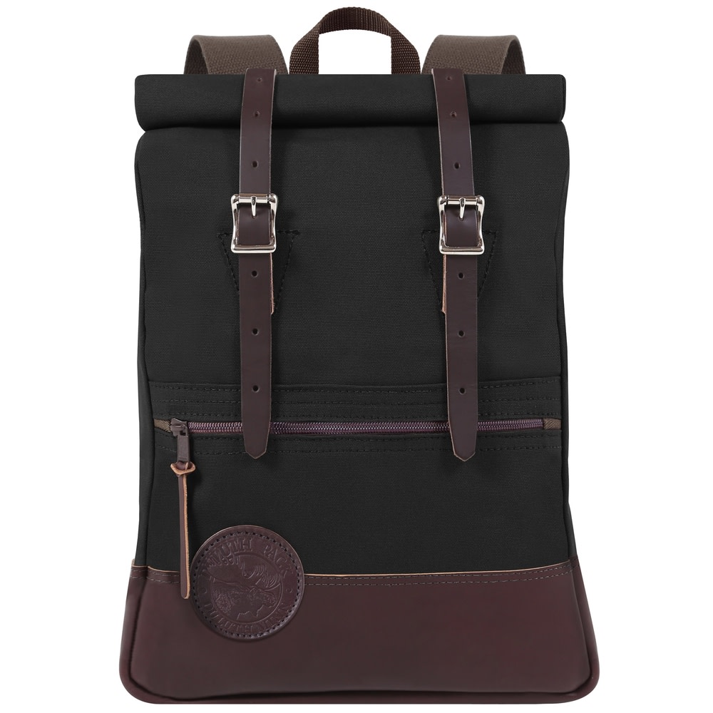 

Duluth Pack Deluxe Roll-Top Scout Backpack - Black