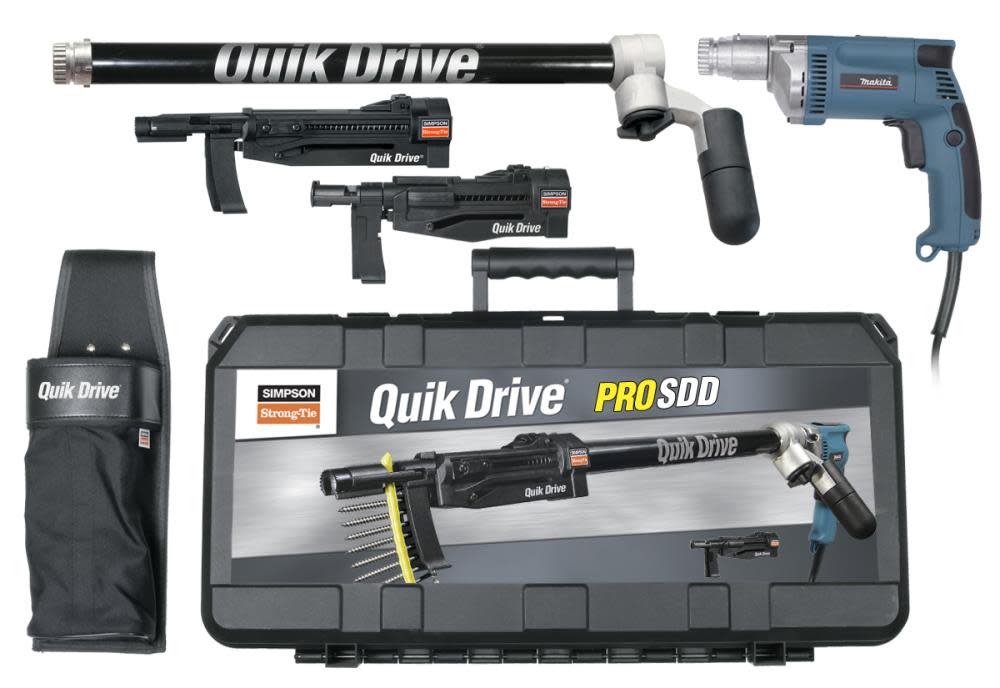 

Quikdrive 1 to 3" Fastening System with Makita Screwdriver Motor