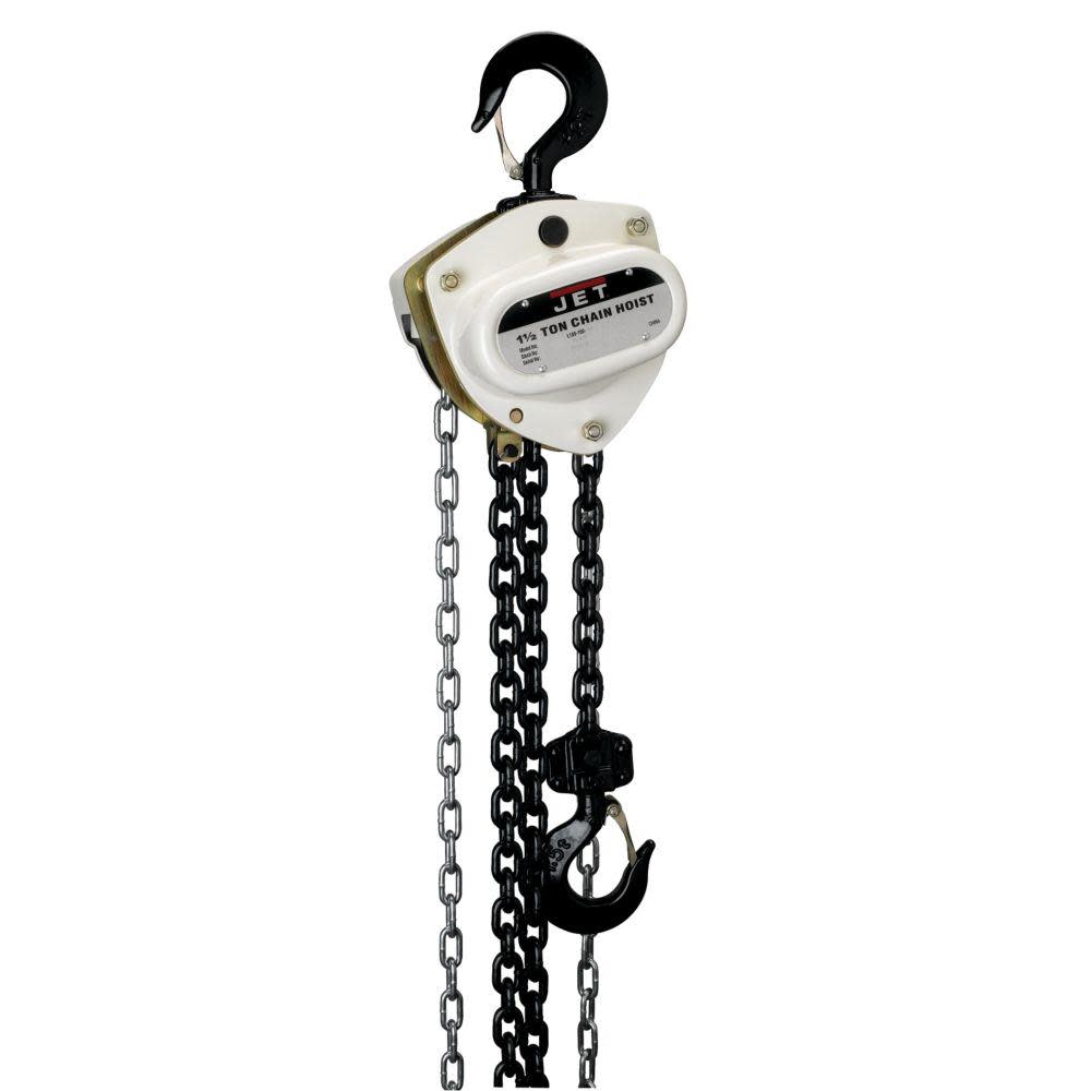 

JET L100-150-15 1-1/2 Ton 15 Ft Lift Chain Hoist