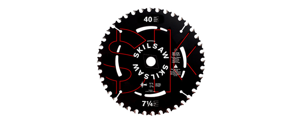 Skilsaw 7-1/4In X 40T FRAMING SAW BLADE