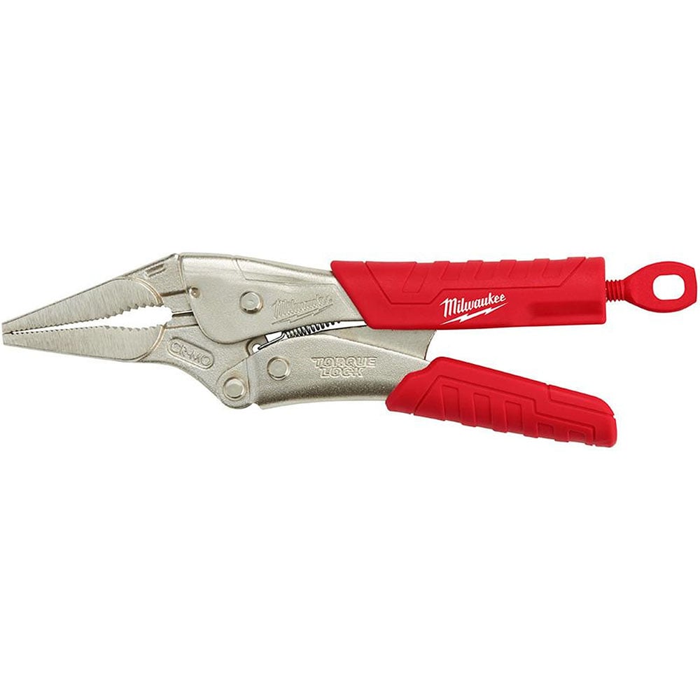 Milwaukee 9 in. TORQUE LOCK Long Nose Locking Pliers With Grip 48