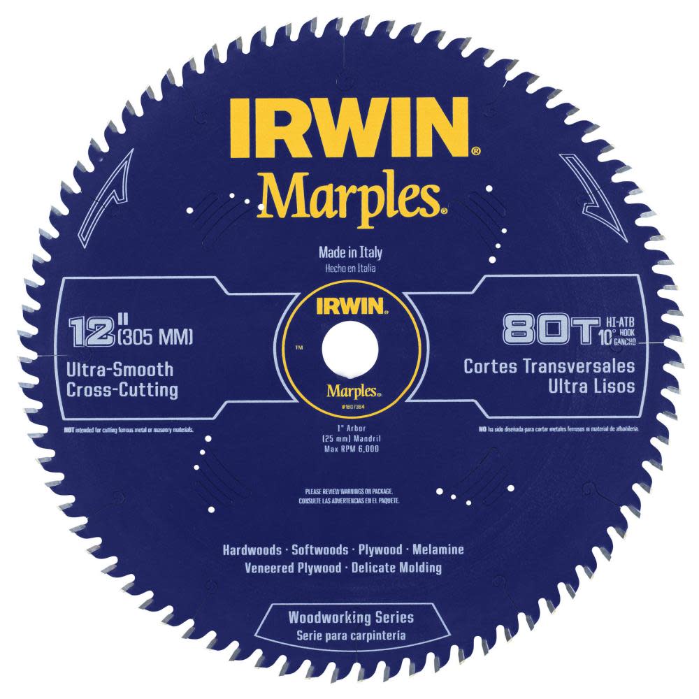 Irwin Marples 12in Circular Saw Blade 1807384 Acme Tools