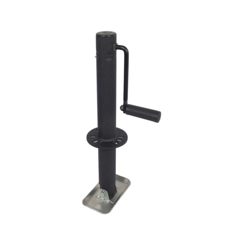

Trailer Valet Blackout 5000 lbs Side Wind A-Frame Center Mount Jack - 15 inch travel