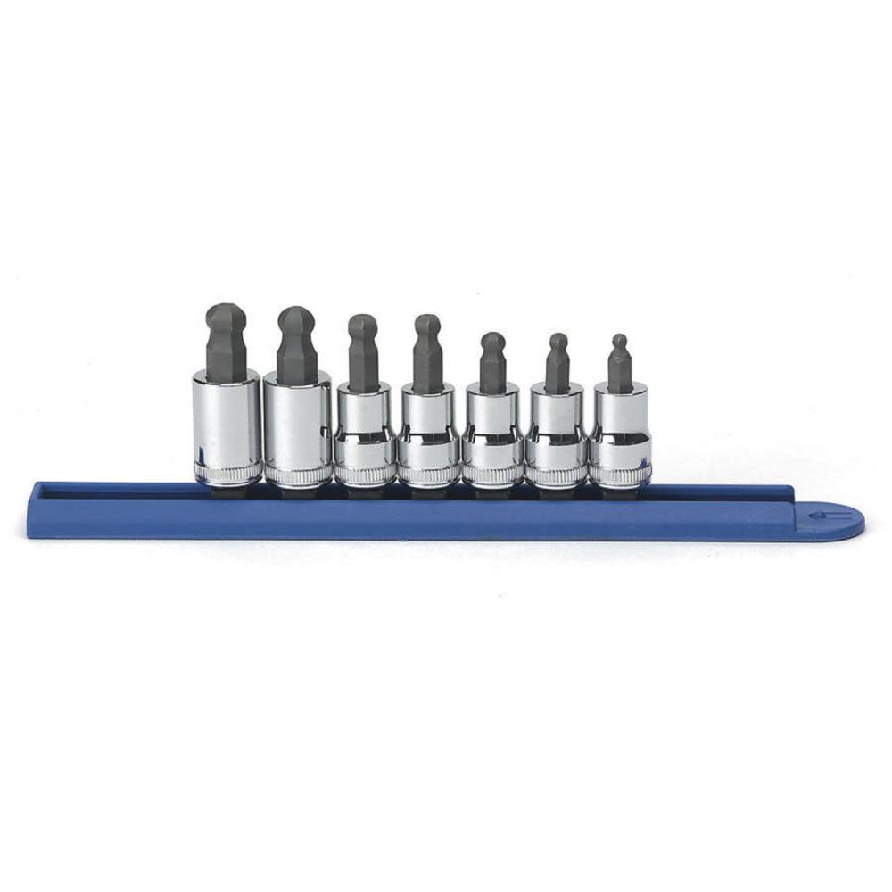 

GEARWRENCH 7 Pc 3/8" Drive Ball End Hex Bit Metric Socket Set