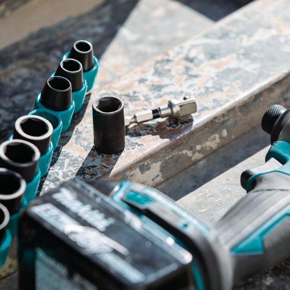 Makita Impact XPS 3/8 Inch SAE Impact Socket Set 10 Piece E