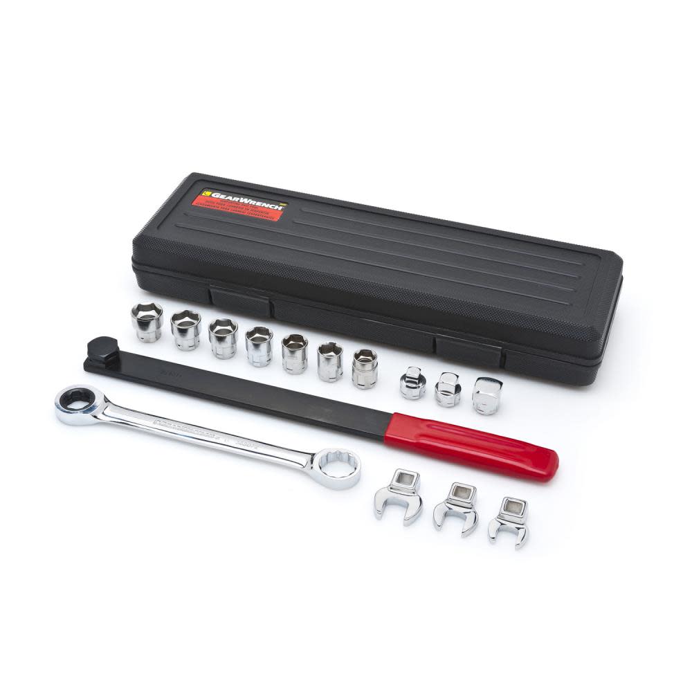 15 Pc Ratcheting Serpentine Belt Tool Set