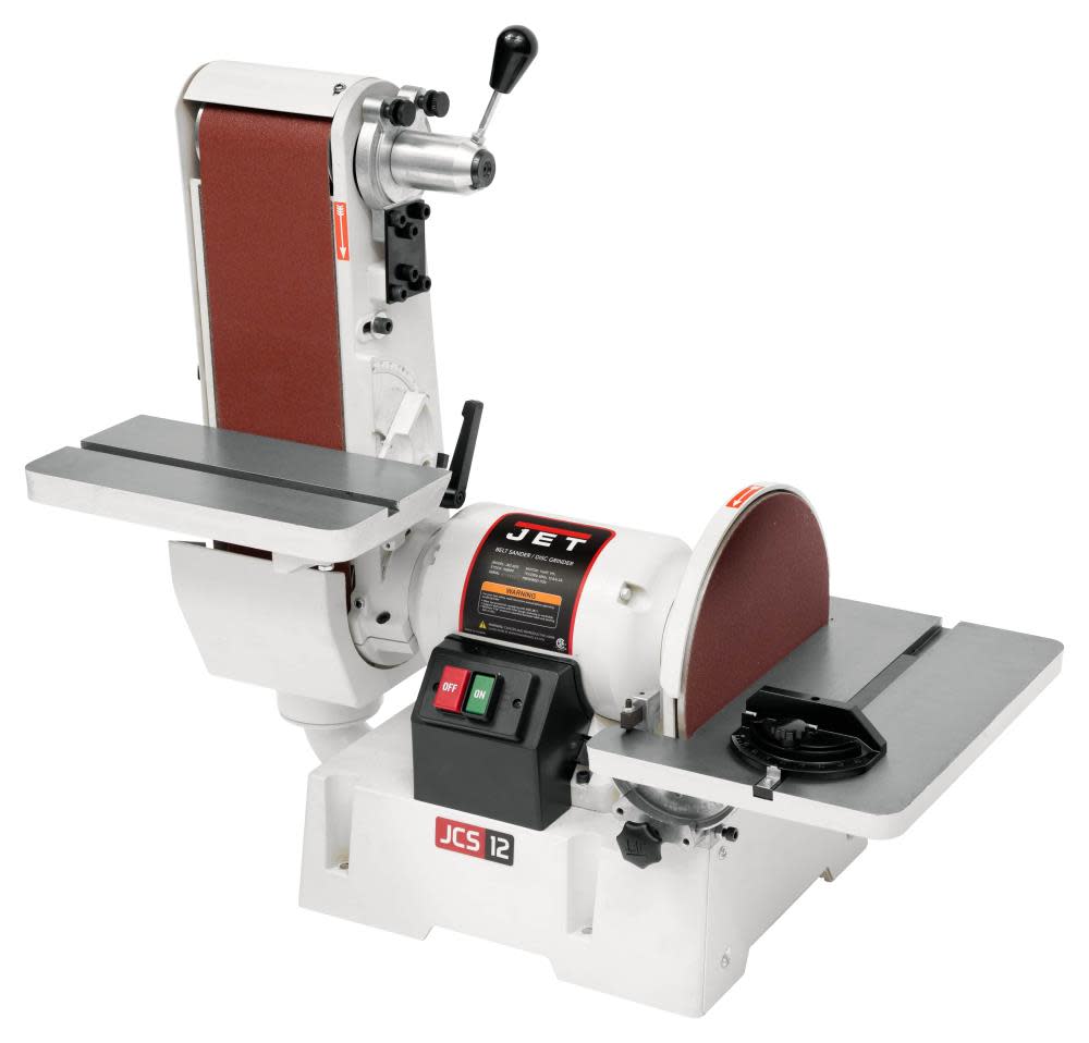 

JET JSG-6DC 6 In. x 48 In. Belt / 12 In. Disc Sander 1-1/2 HP 1Ph 115/230 V