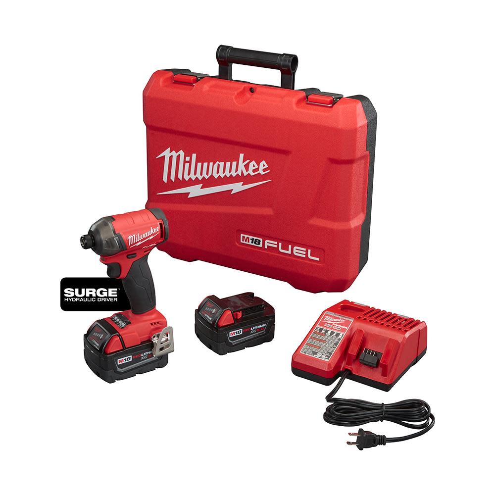 

Milwaukee M18 FUEL SURGE 1/4 in. Hex Hydraulic Driver Kit