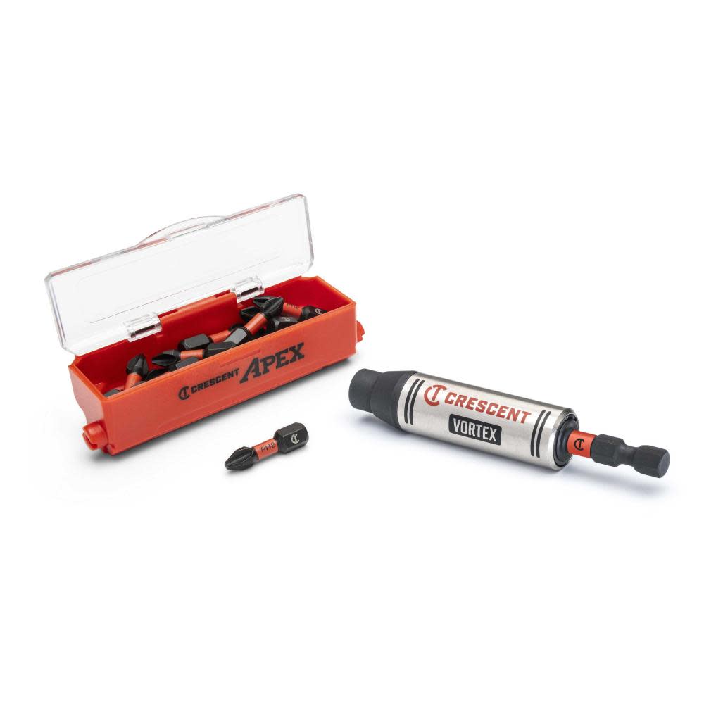 

Crescent APEX VORTEX Bit Holder with Phillips Bits