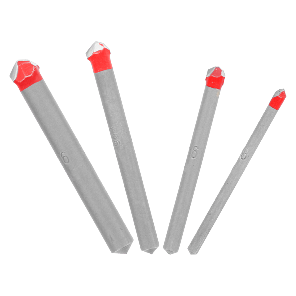 Diablo Tools 4 piece Tile & Stone Carbide-Tip Drill Bit Set (4-Piece)