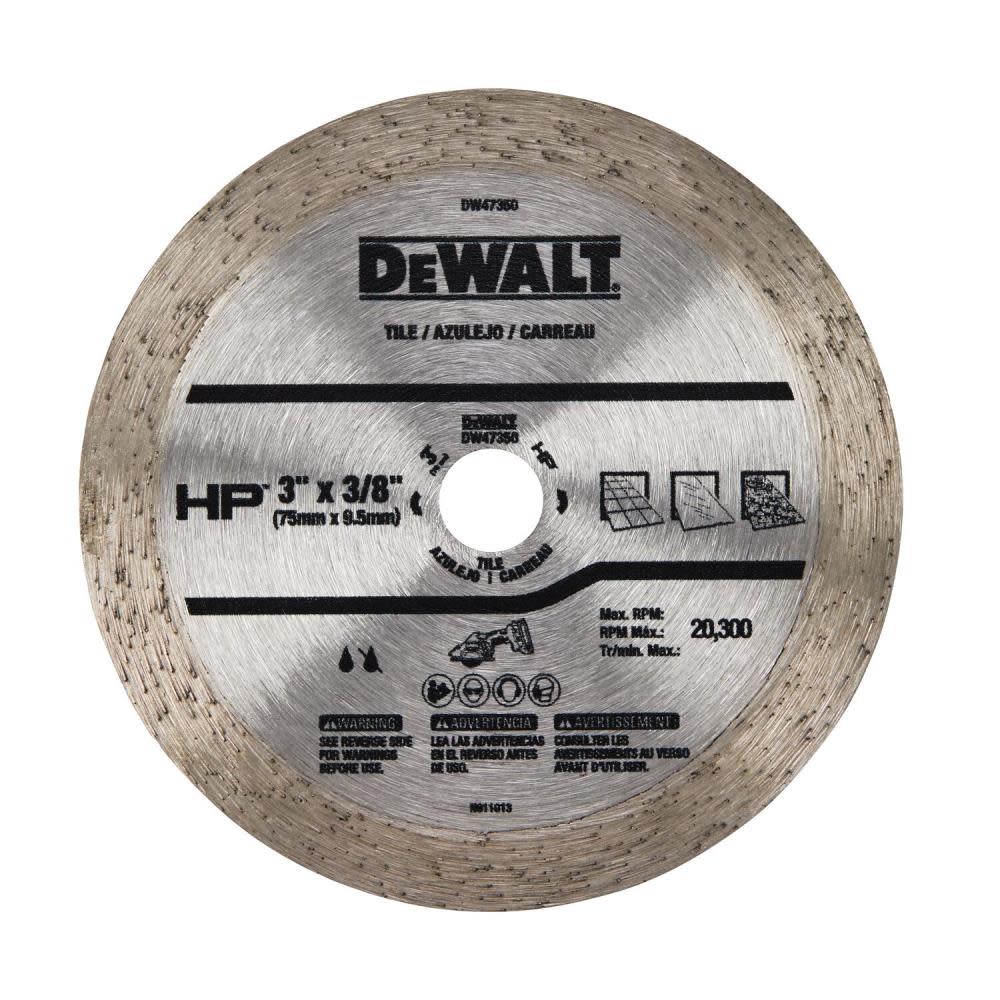 

DEWALT 3" Continuous HP Tile Blade