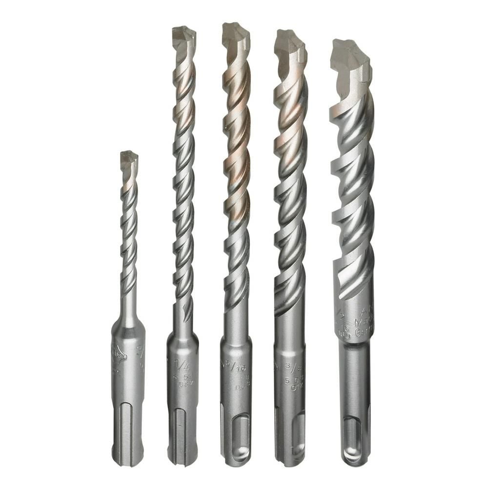 Milwaukee 5-Piece SDS-Plus M/2 Kit