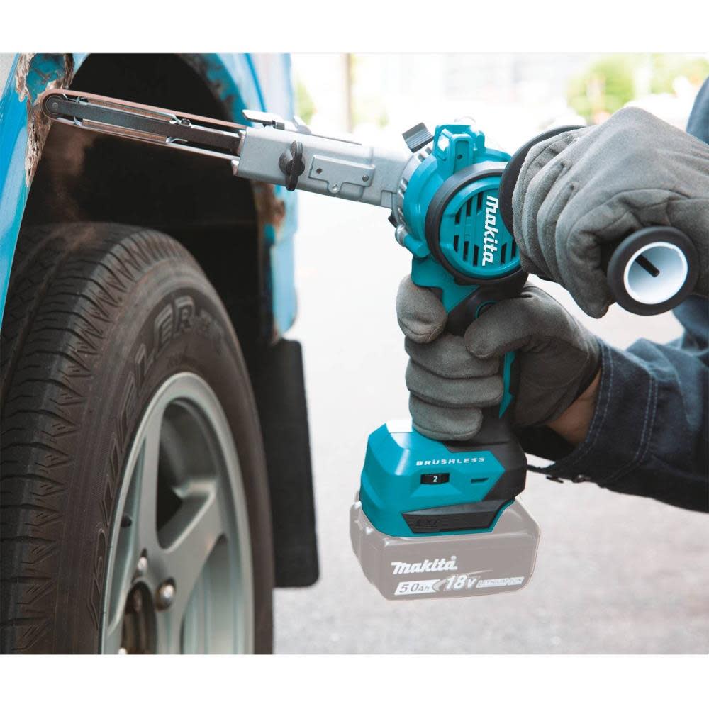 Makita 18V LXT 3/8 Inch x 21 Inch Detail Belt Sander (Bare