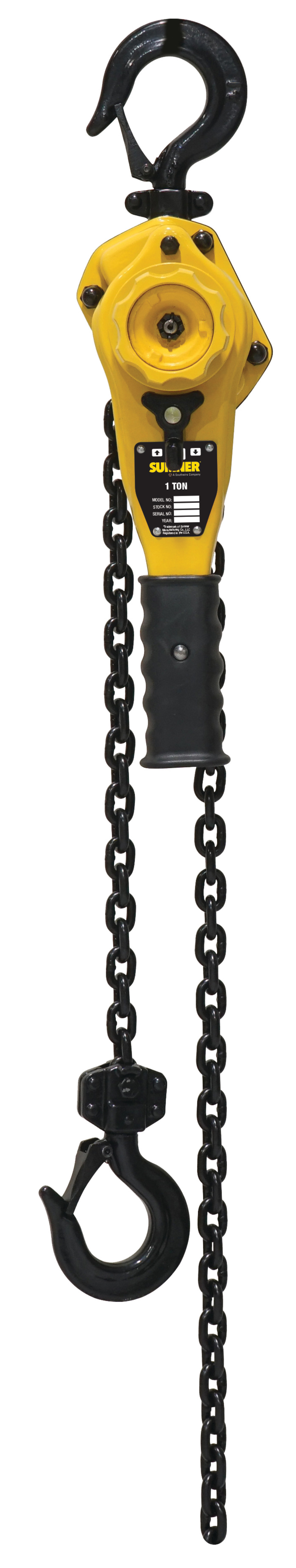 

Sumner 1 Ton Lever Hoist with 10 ft. Chain Fall