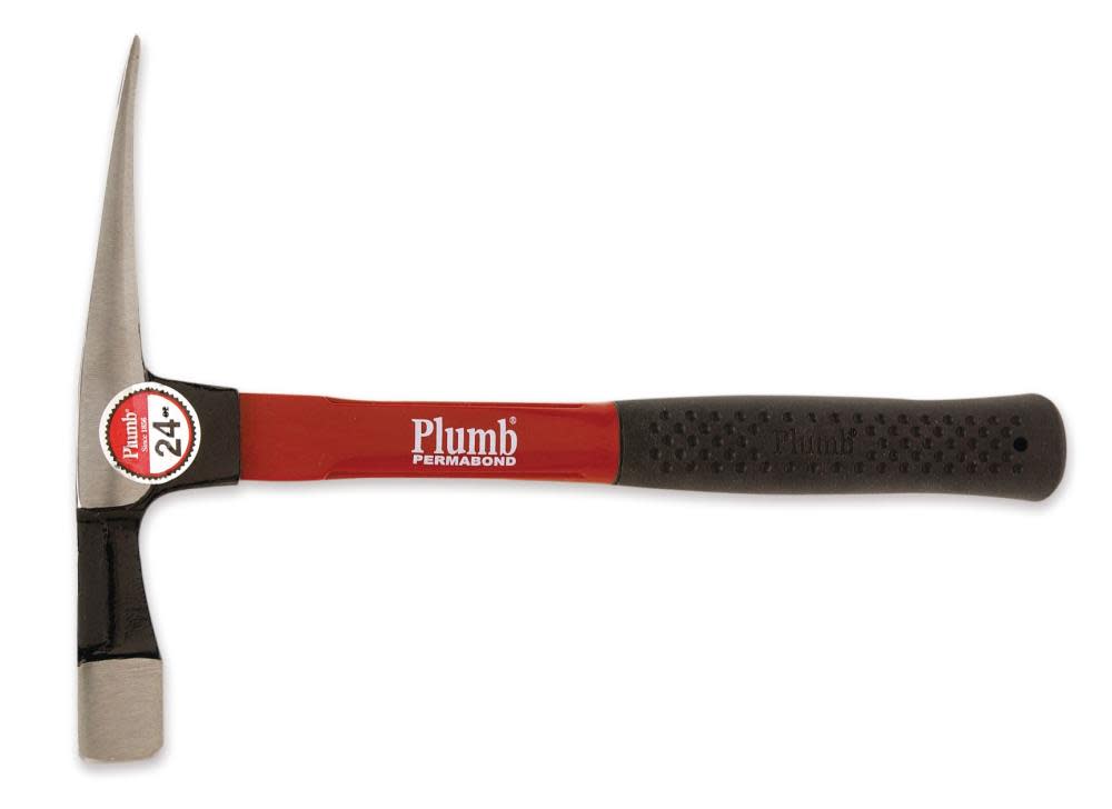 

Plumb Hammer Brick with Fiberglass Handle 24 oz