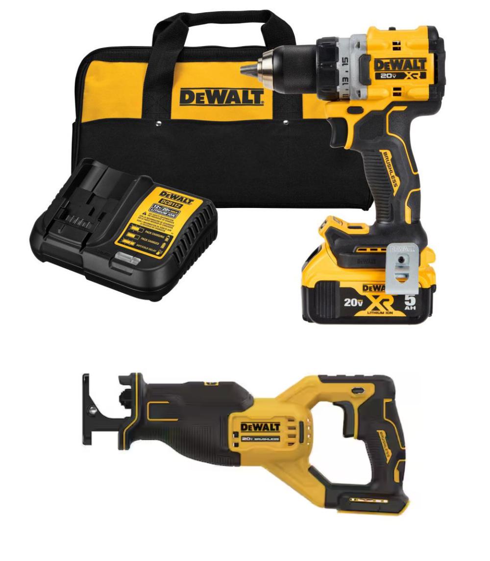HOT Dewalt 20v Max Dewalt Drill And Screwdriver Set DEWALT