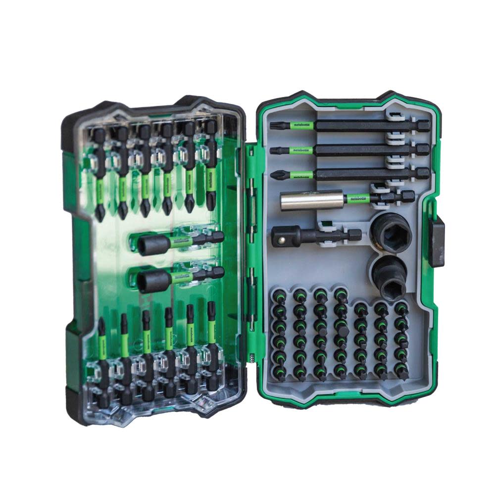 Metabo HPT 1/4in Impact Bit and Socket Set 60pc