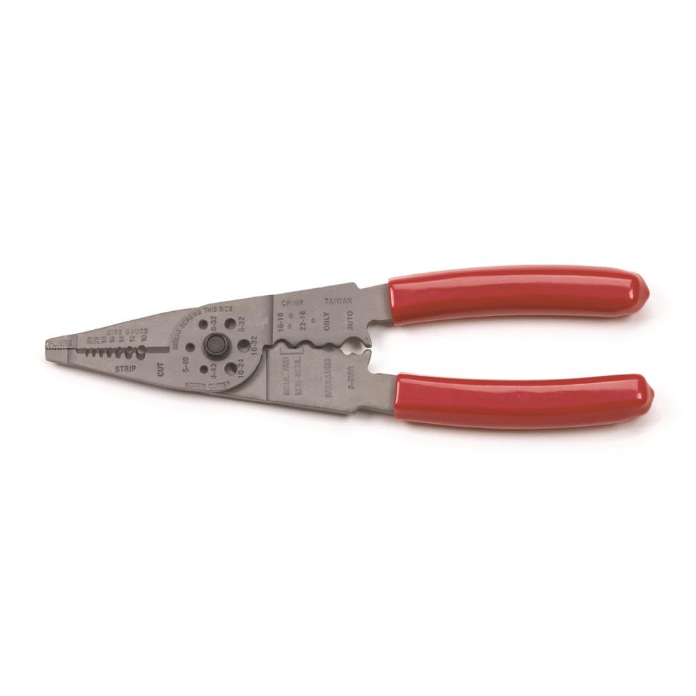 Pliers, Electrical Wire Stripper and Crimper