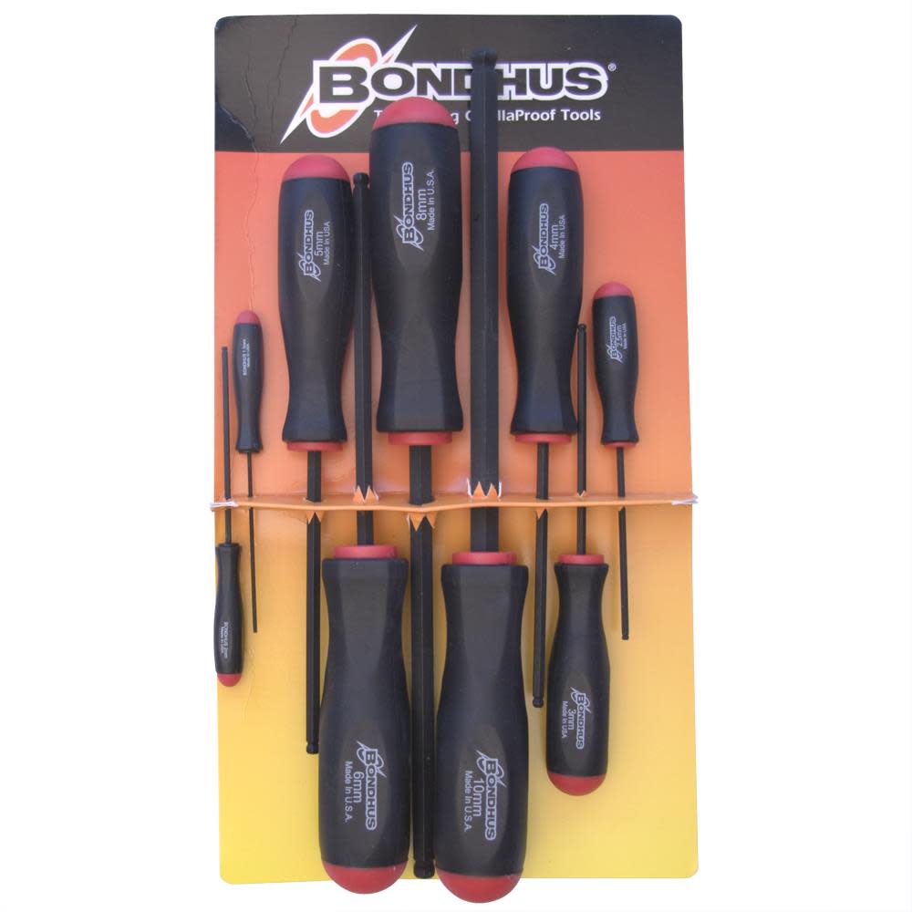 

Bondhus Set 9 Balldriver Screwdrivers