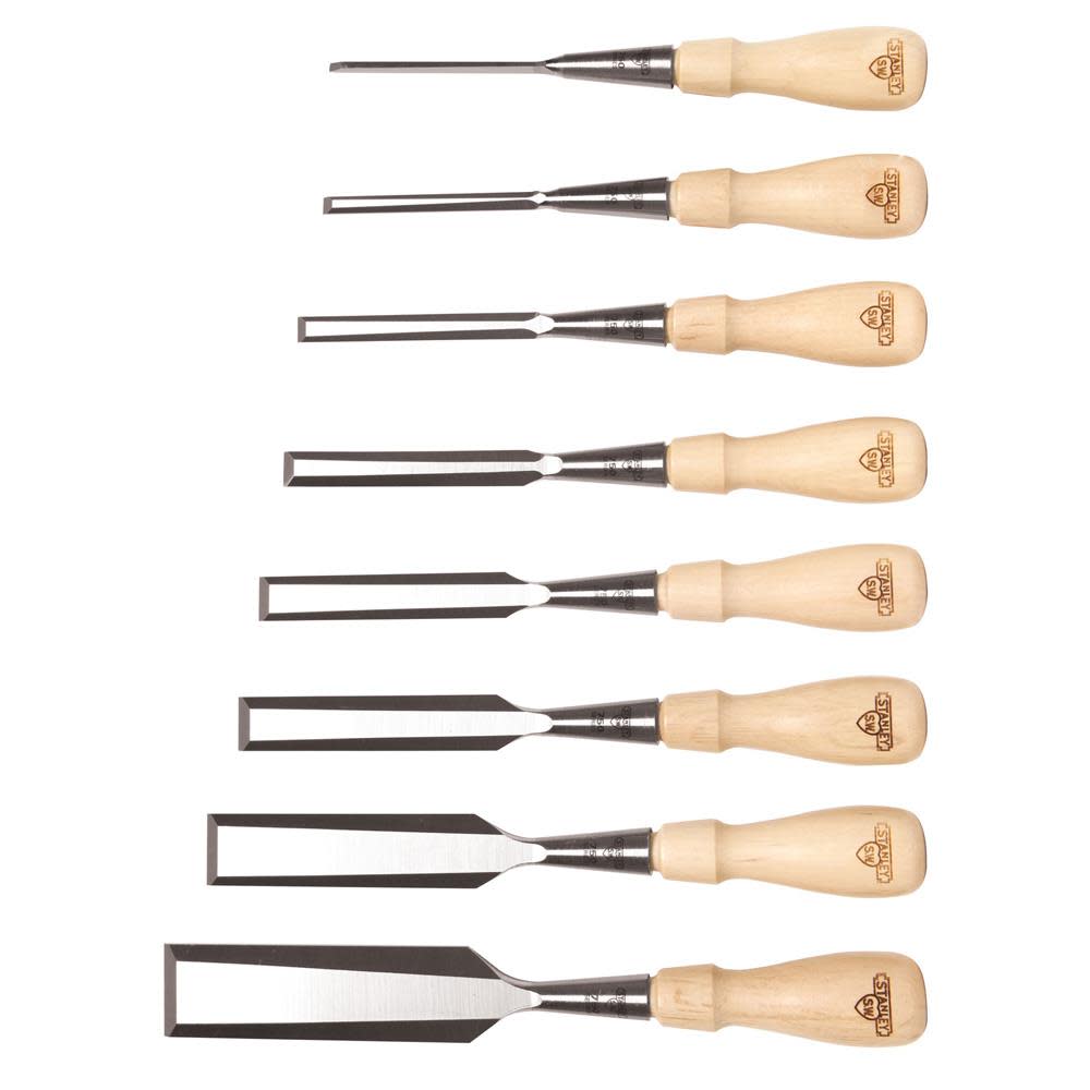 

Stanley Sweetheart Socket Chisel Set with Tool Roll 8pc