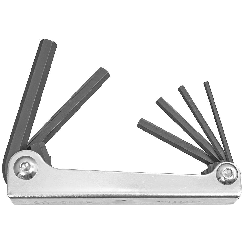 

Bondhus 6pc Hex Fold-up Tool Set 3.0MM-10.0MM