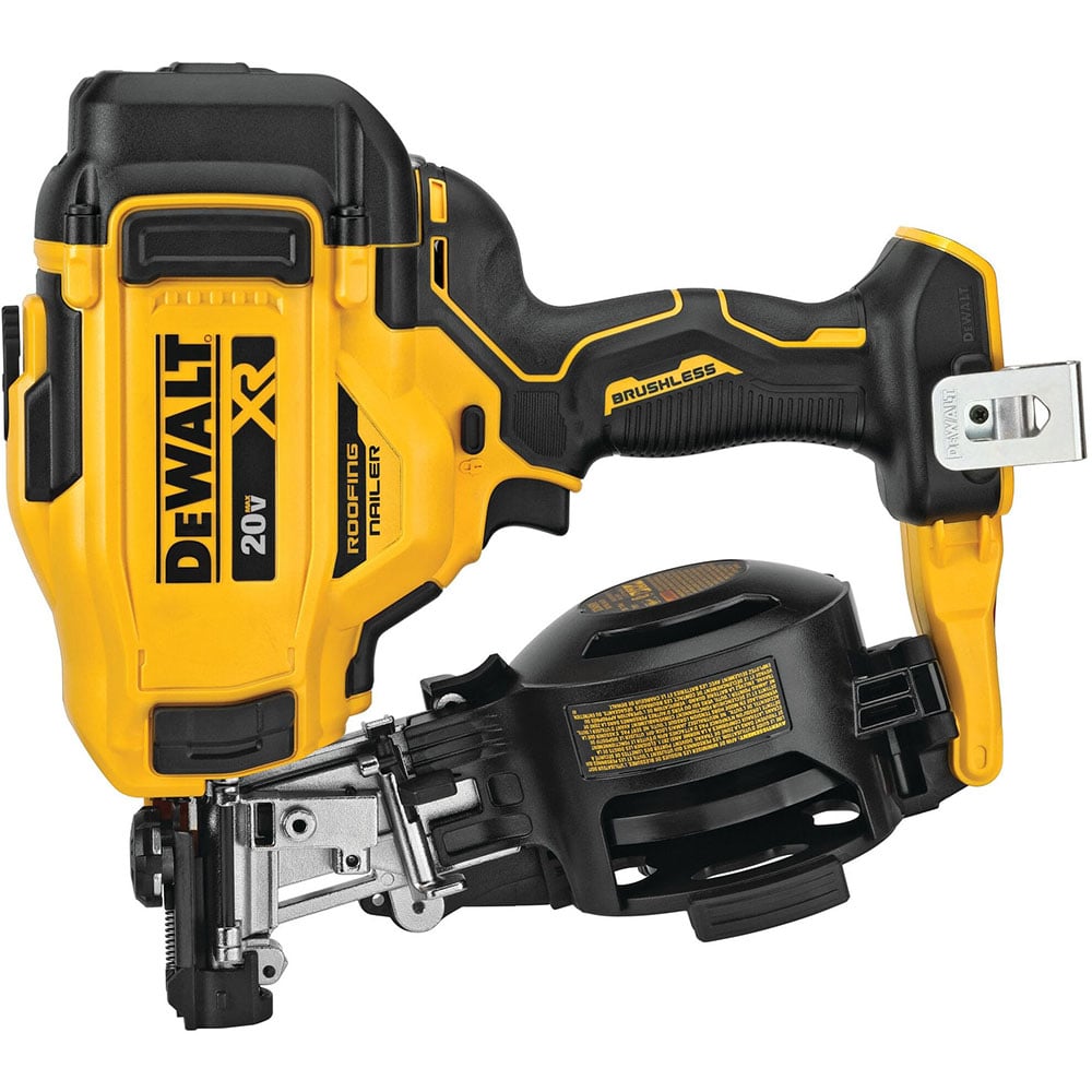 View DEWALT 20V MAX 15 Cordless Coil Roofing Nailer (Bare Tool)