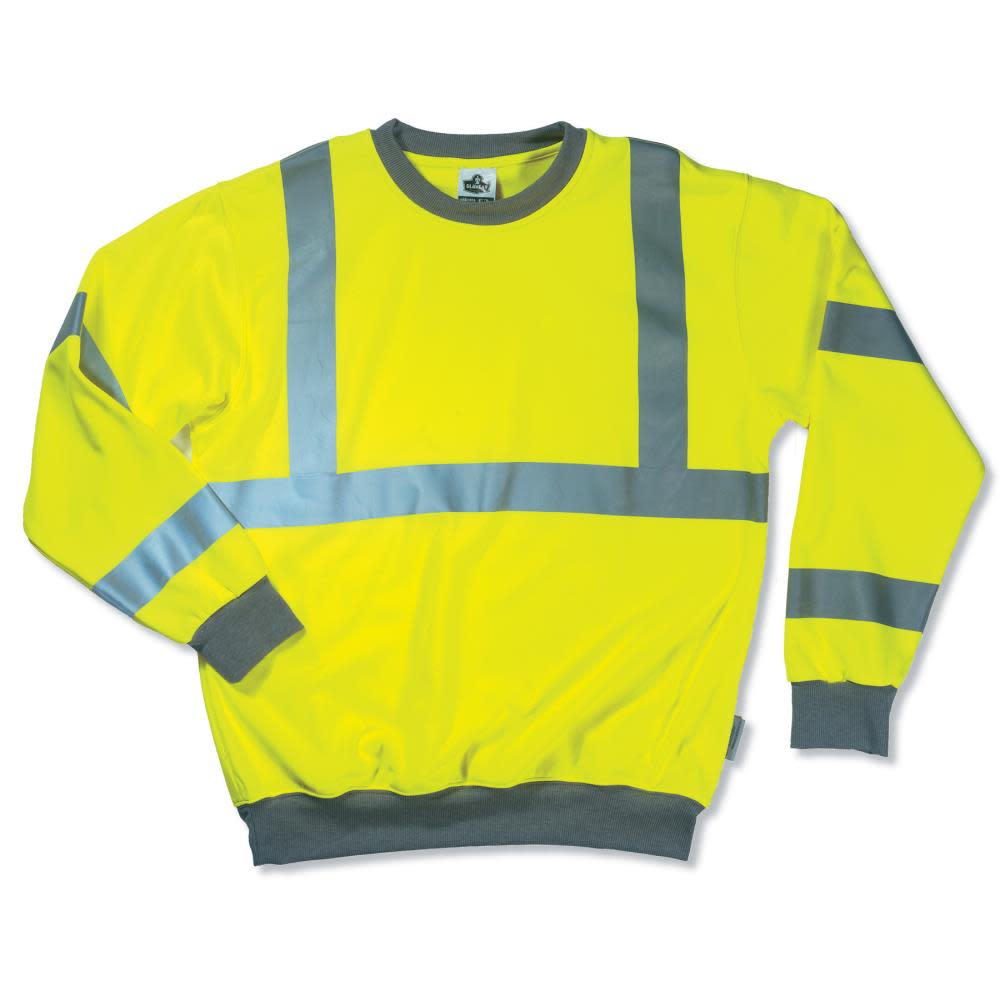 

Ergodyne GloWear 8397 Class 3 Lime Green Sweatshirt - 3XL GloWear 8397 Class 3 Lime Green Sweatshirt - 3XL