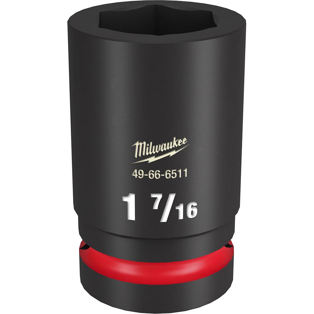 

Milwaukee SHOCKWAVE Impact Duty Socket 1" Drive 1-7/16" Deep 6 Point