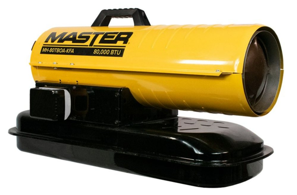 

Master Forced Air Heater Kerosene/Diesel with Thermostat 80000 BTU Battery Operated Bare Tool