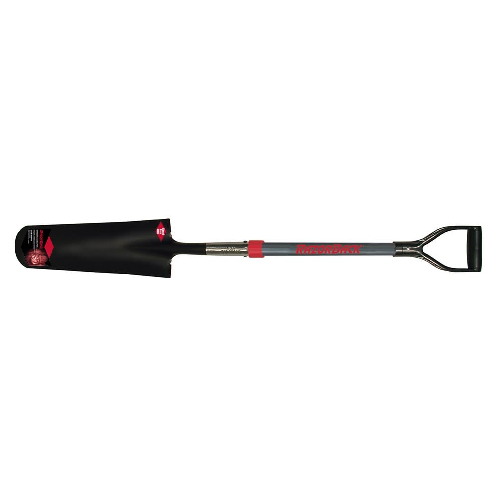 Razorback drain spade top