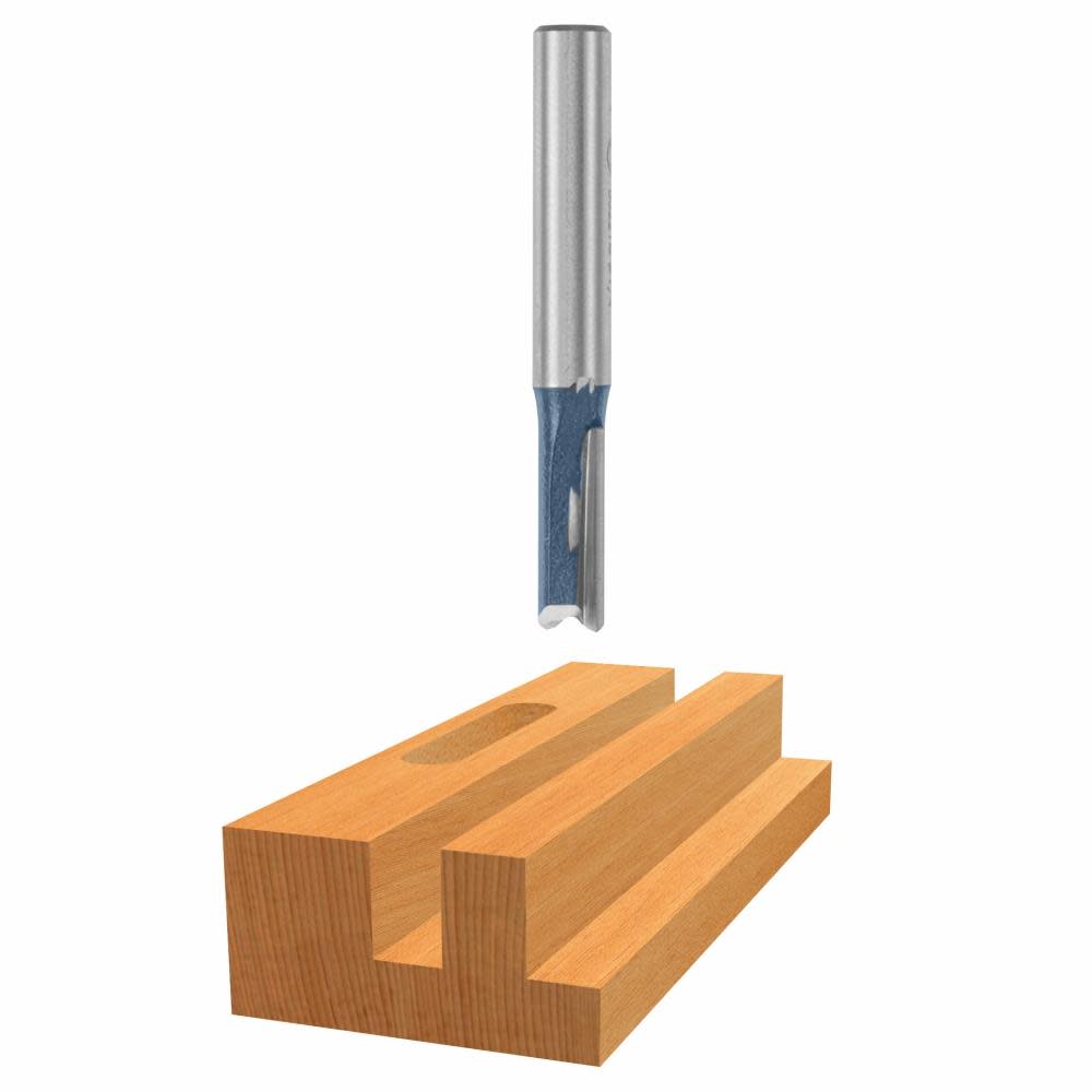 

Bosch 3/8 In. x 1-1/4 In. Carbide Tipped 2-Flute Straight Bit