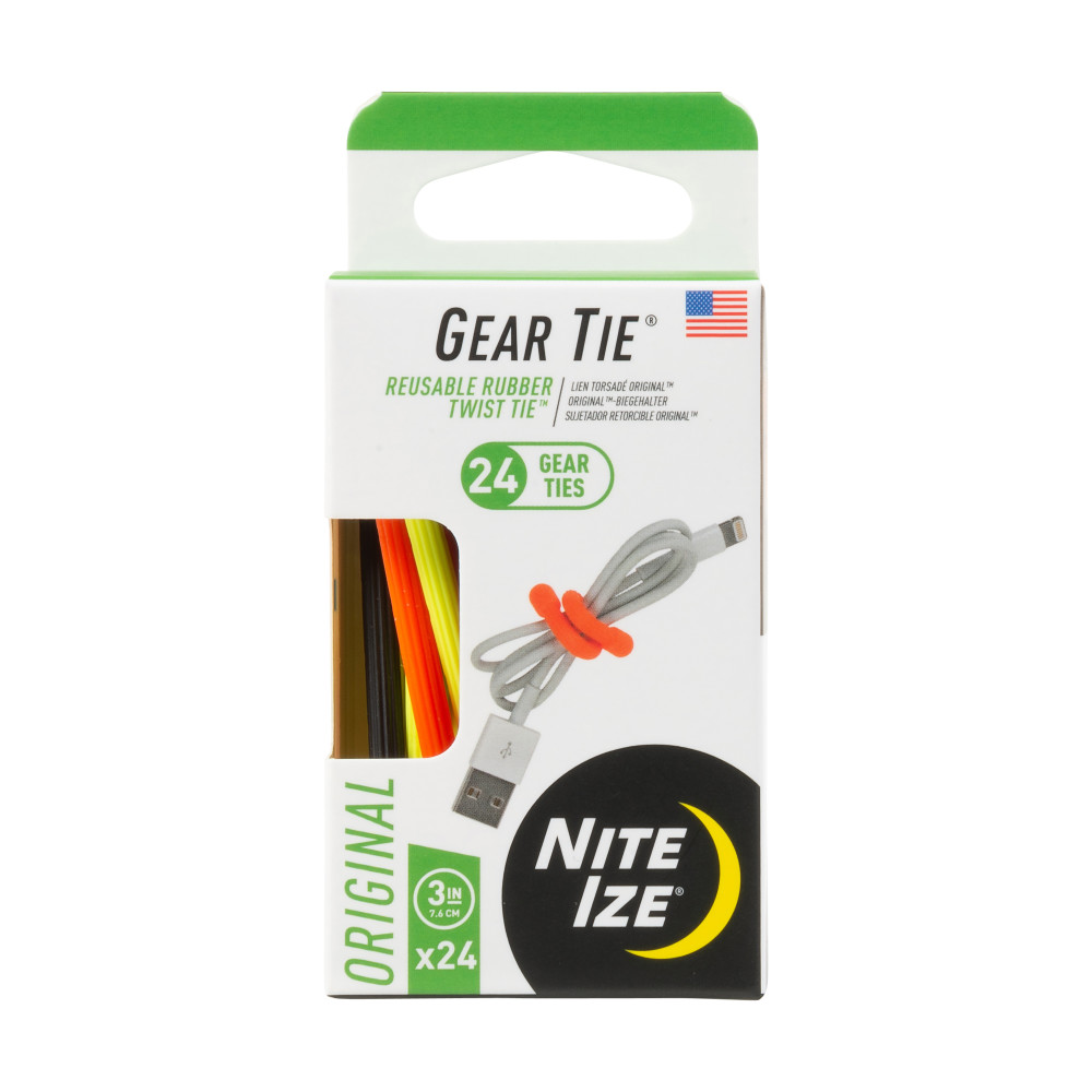 

Nite Ize Gear Tie ProPack 3" 24pk Assorted