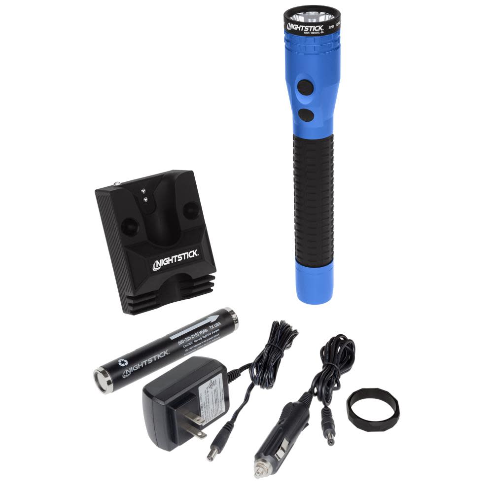 

Nightstick Metal Dual-Light Flashlight Rechargeable