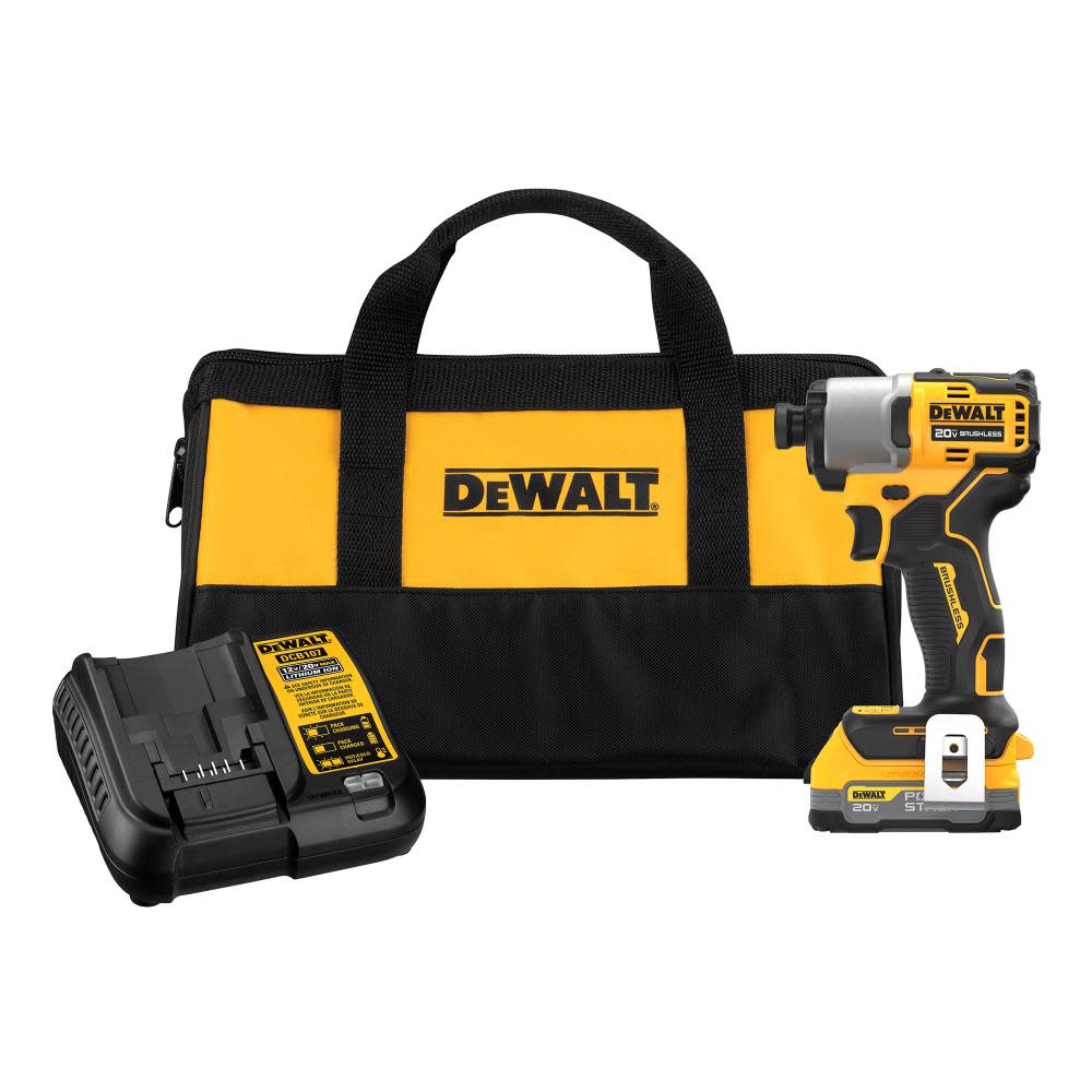 Tablet Betydning brutalt DEWALT 20V Max Impact Driver Kit with POWERSTACK Battery DCF840E1 from  DEWALT - Acme Tools
