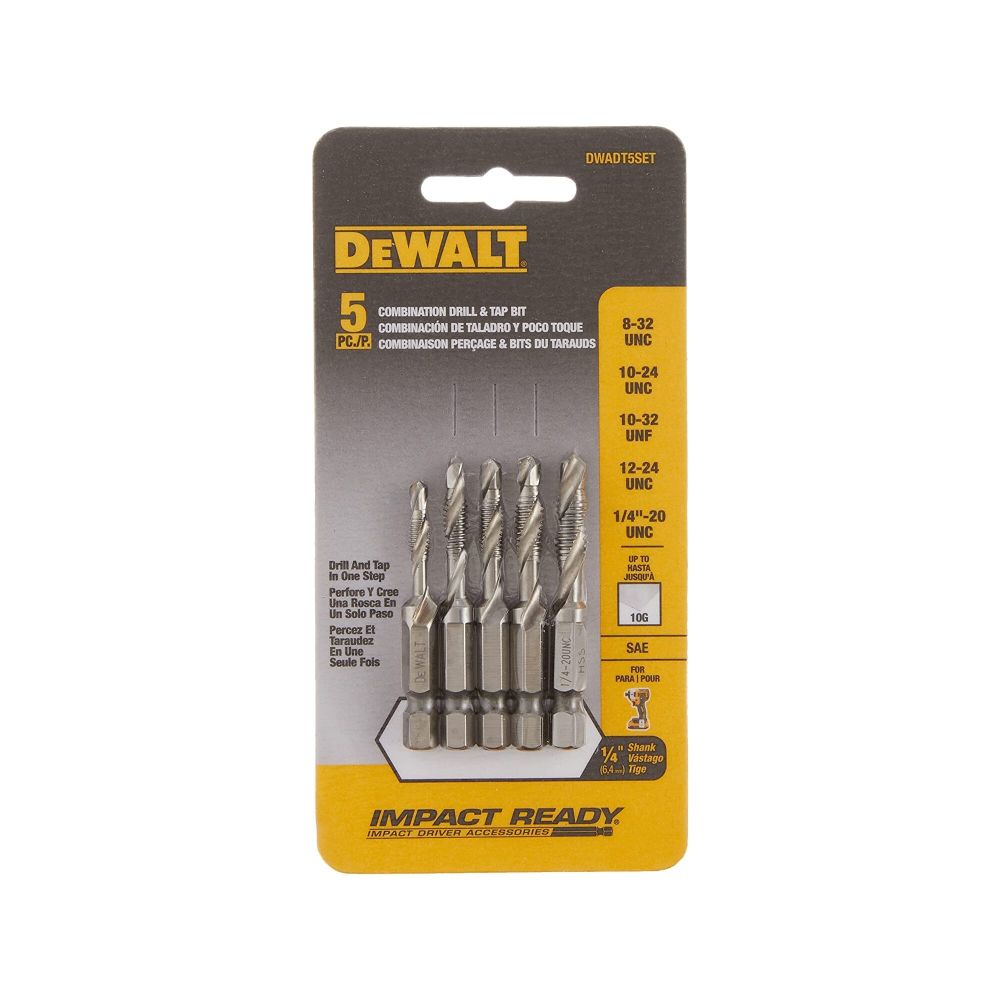 洋書 InquiriesintoTruthandInterpretation/Davi DEWALT 5-Piece Drill Tap Set DWADT5SET - Acme Tools