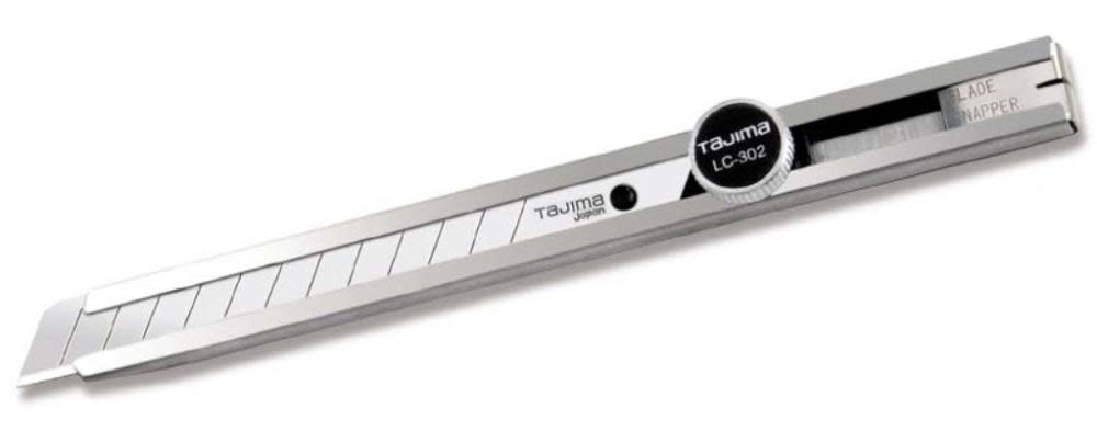 

Tajima Stainless Steel Dial Lock Box Cutter 3/8 in. 13-pt ENDURA Snap Blades