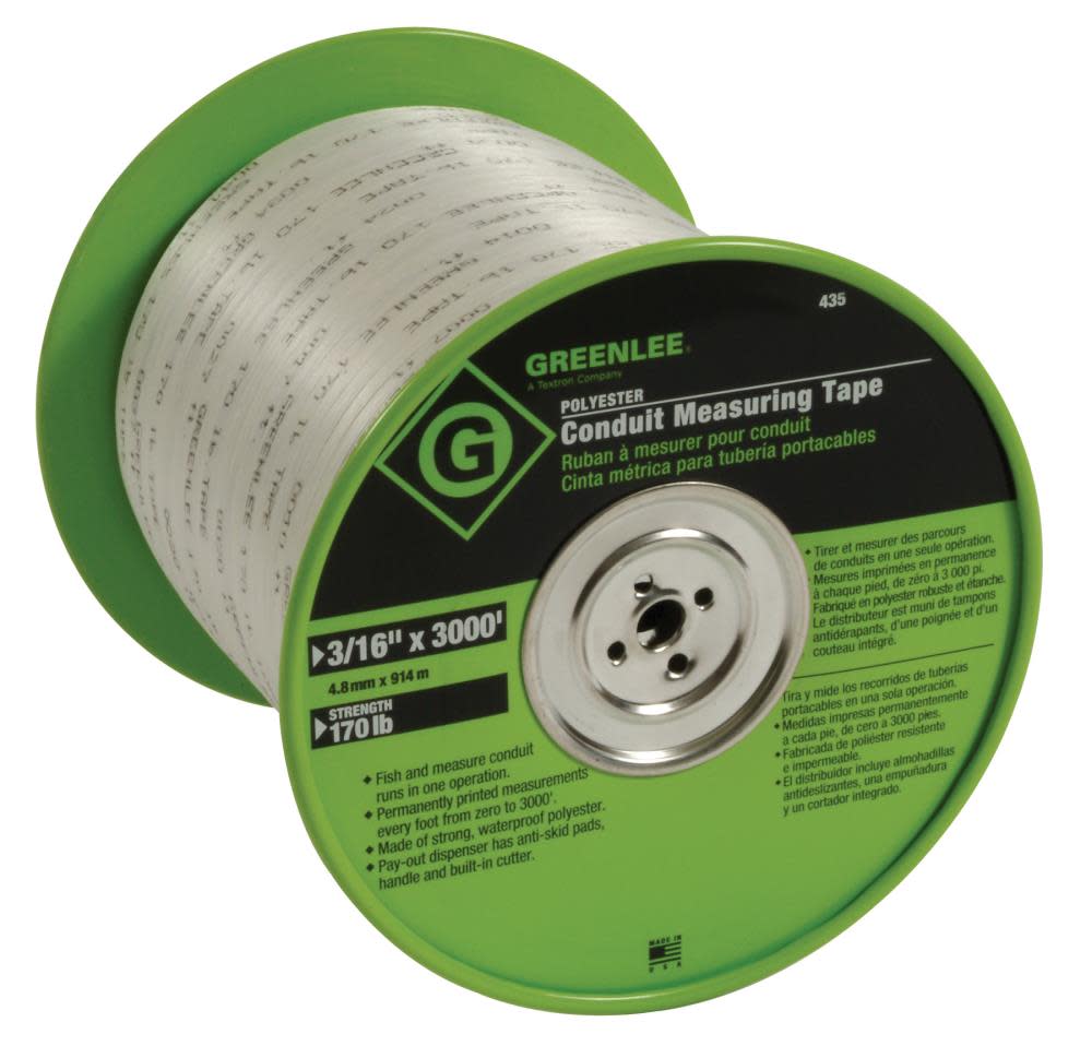

Greenlee Conduit Fish and Measuring Tape