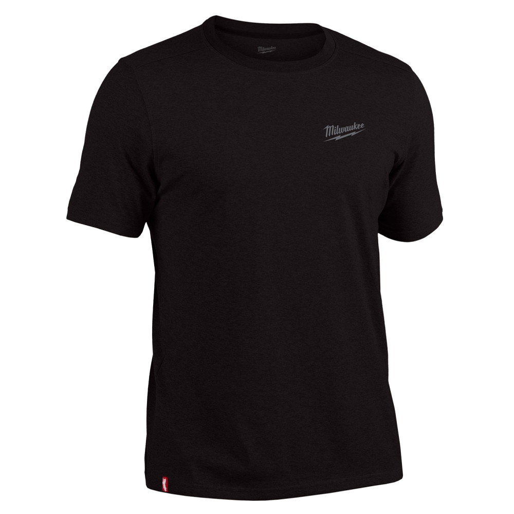 Milwaukee Hybrid Work Tee Short Sleeve Black Large